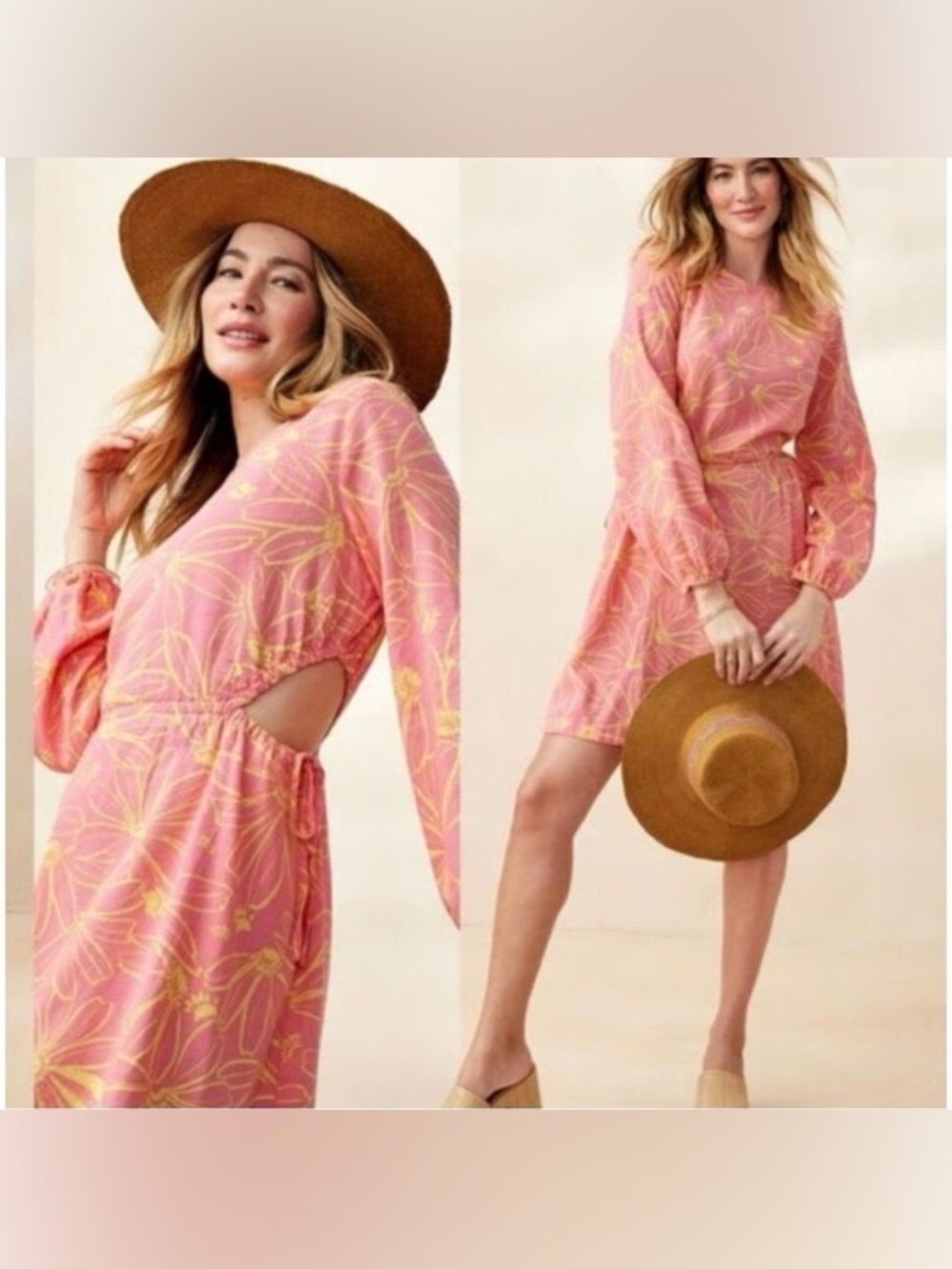 Universal Thread Balloon Long-Sleeve Mini A-Line Dress